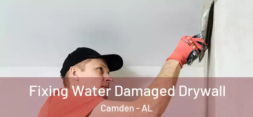  Fixing Water Damaged Drywall Camden - AL