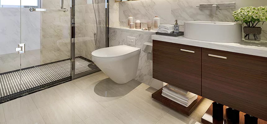 Burst Pipe Bathroom Cleanup in Camden